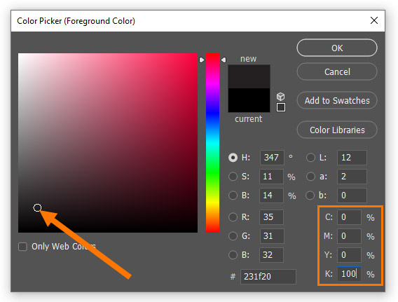 How to Get True Black in CMYK for Printing Rich Black